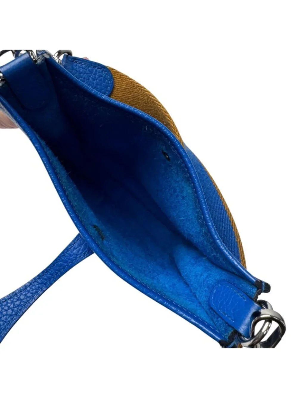 Hermes Evelyne Amazon TPM Blue Zellige Shoulder Bag